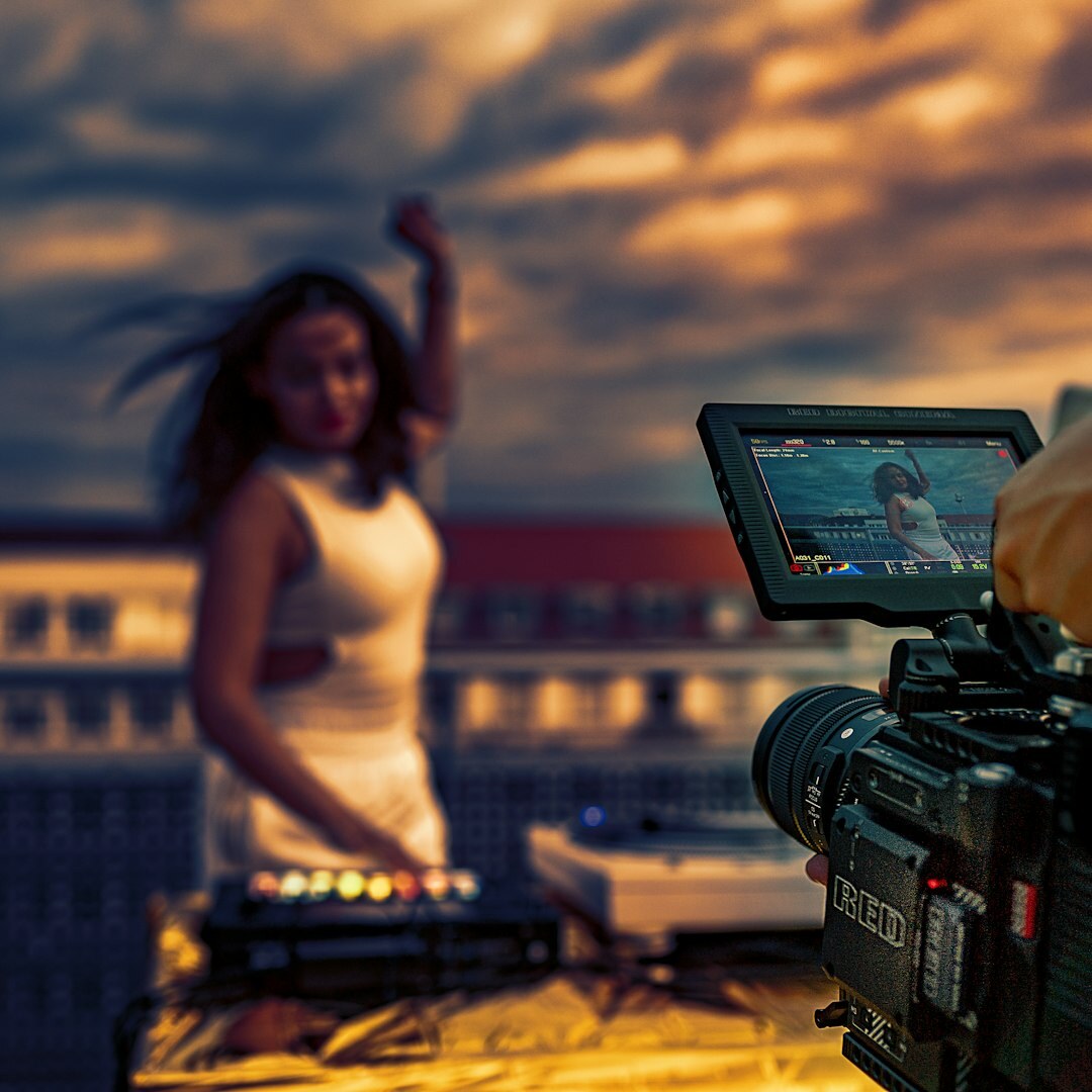 Professional portrait of Slovenian male video director and editor